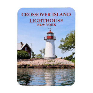 Crossover Island Lighthouse, NY Flexi Magnet