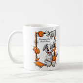 Crossover Joy Dunk Decoy Basketball Dog Kaffeetasse (Links)