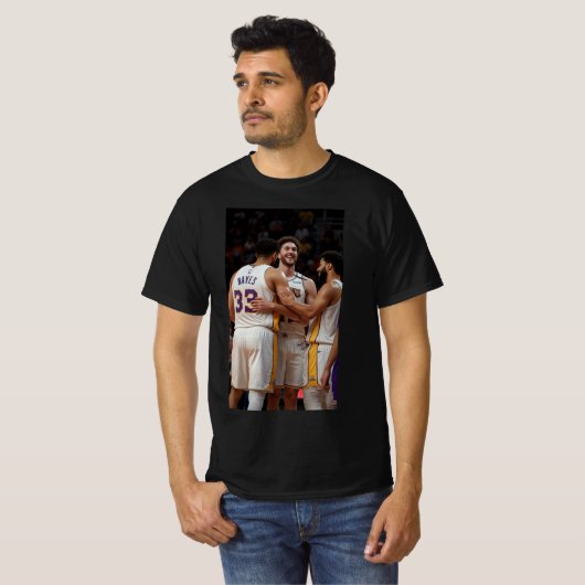 Crossover King: Premium Basketball Motion T - Shir T-Shirt (Vorne ganz)