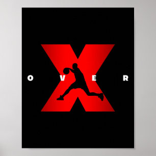 Crossover X over Basketball Apparel - Basketball Poster