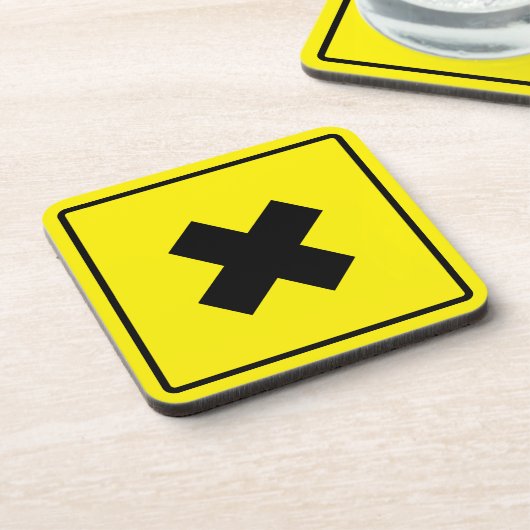 Crossroad Hard Plastic Untersetzer (Linke Seite)