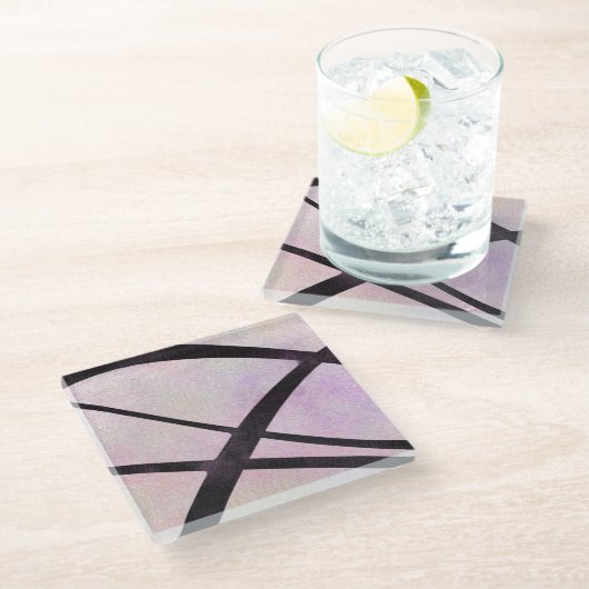 Crossroads Glasuntersetzer (Schrägansicht)