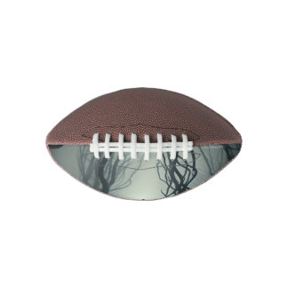 Crossroads in the Fog - Gloomy Forest Art Print Football
