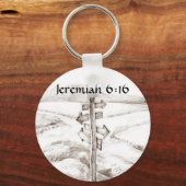 Crossroads, Jeremiah 6:16 Schlüsselanhänger (Vorderseite)