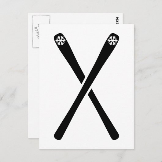 Crossski Postkarte (Vorne/Hinten)