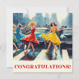 Crosswalk Dance 2 Mitteilungskarte