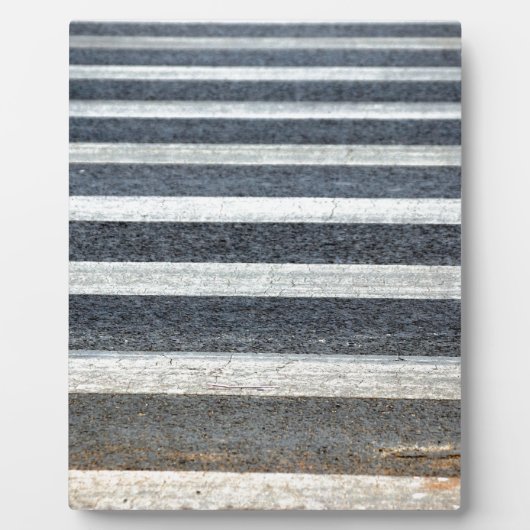 Crosswalk oder Zebra Crossing Fotoplatte (Vorderseite)