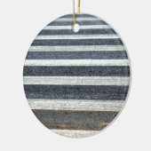 Crosswalk oder Zebra Crossing Keramikornament (Links)