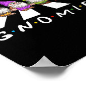 Crosswalk Spaß Weihnachten mit meinen Gnomen für Poster (Ecke)