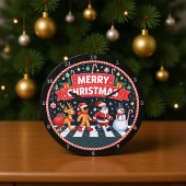 Crosswalk Weihnachten Große Wanduhr