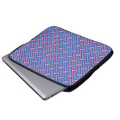 "Crossweave"-Notebookgehäuse Laptopschutzhülle (Vorne Knopf)