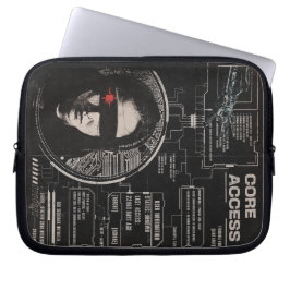 Crosswired - Techno-Brutalist Streetwear Design Laptopschutzhülle