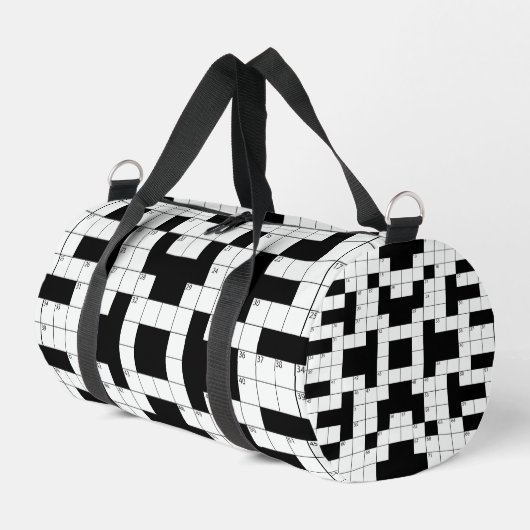 Crossword Puzzle Design Duffel Bag Duffle Bag (Linke Seite)