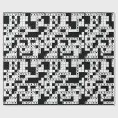 Crossword Puzzle Geburtstag Geschenkpapier (Flach)