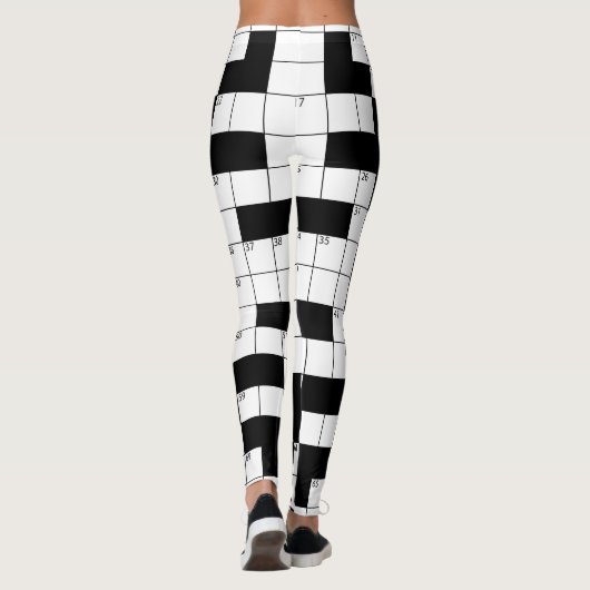 Crossword Puzzle Leggings (Rückseite)