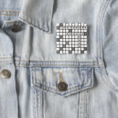 Crossword Puzzle Lover Button (Beispiel)