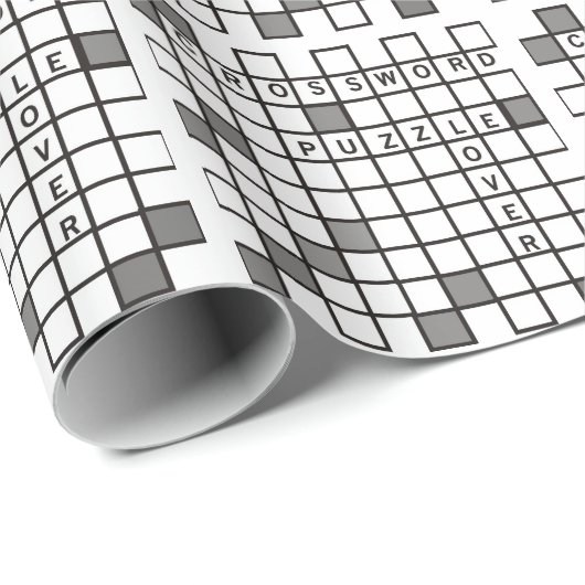 Crossword Puzzle Lover Geschenkpapier (Rolleneckpunkt)
