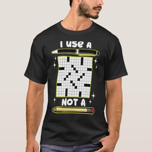 Crossword Puzzle Lover I Verwenden Sie einen Pen N T-Shirt (Vorderseite)