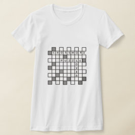 Crossword Puzzle Lover T - Shirt