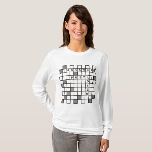 Crossword Puzzle Lover T-Shirt (Vorne ganz)