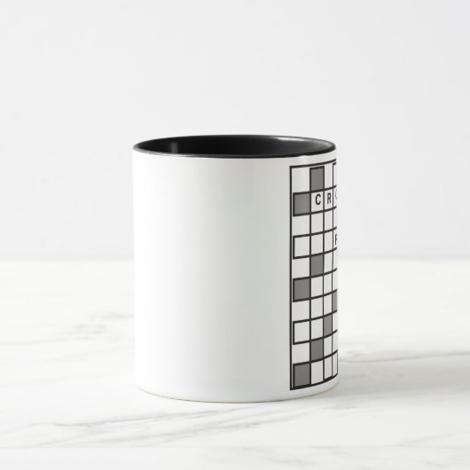 Crossword Puzzle Lover Tasse (Zentrum)