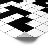 Crossword Puzzle Poster (Ecke)