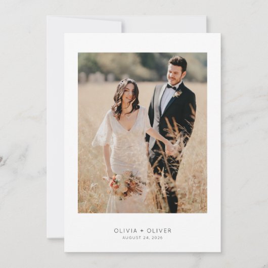 Crossword puzzle wedding save the date (Vorderseite)