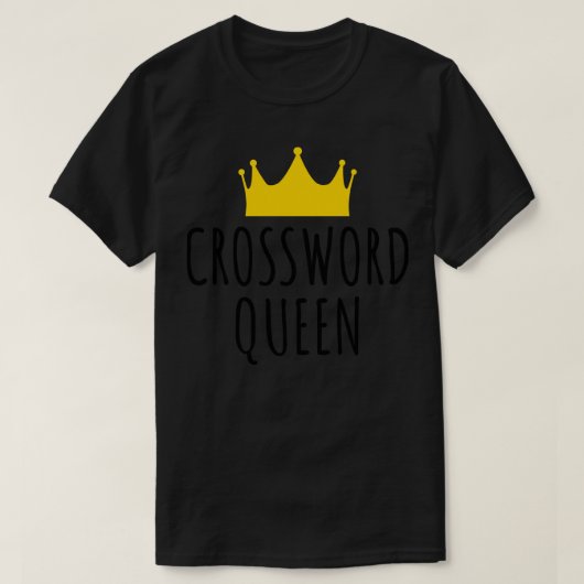 Crossword Queen T-Shirt (Design vorne)