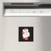 Crossy Road Huhn Klicken Magnet (In Situ (Geschirrspüler))