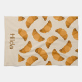 Crostom name brown Pattern Geschirrtuch (Horizontal)