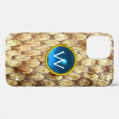 CROTALUS BLAUE GEM MONOGRAM Fall Mate iPhone Case-Mate iPhone Hülle (Rückseite (Horizontal))