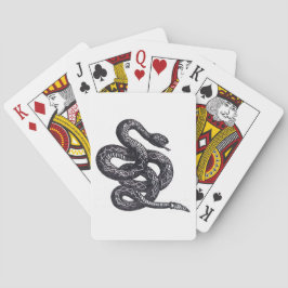 Crotalus Cascavella Schlange (Giftige Grubenotter) Spielkarten