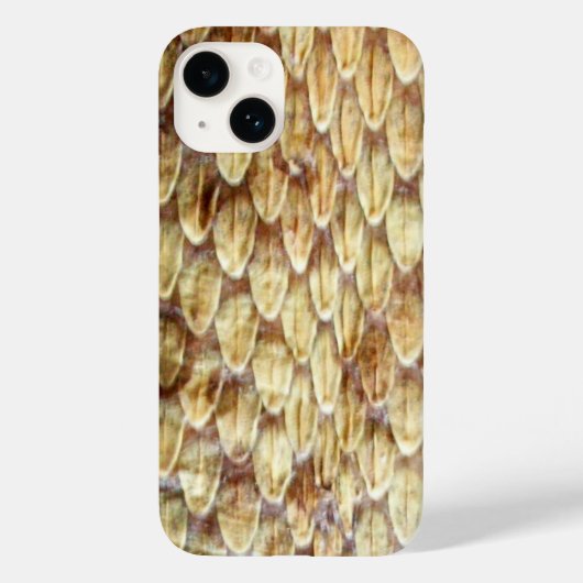 CROTALUS, DRUCKER RATTLESNAKE HAUTcreme Brown Case-Mate iPhone Hülle (Rückseite)