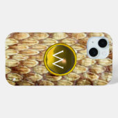 CROTALUS GOLD YELLOW GEM MONOGRAM Case-Mate iPhone HÜLLE (Rückseite (Horizontal))