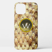 CROTALUS GRAY GEM MONOGRAM Case-Mate iPhone FALL Hülle (Rückseite)