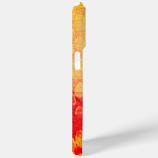 CROTALUS MONOGRAM Antikes rotes Gelb Case-Mate iPhone Hülle (Rückseite / Rechts)