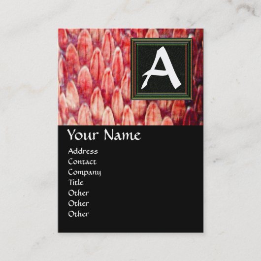 CROTALUS MONOGRAM VISITENKARTE (Vorderseite)