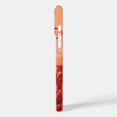 CROTALUS MONOGRAMM Rosa Fuchsie Case-Mate iPhone Hülle (Rückseite / Links)