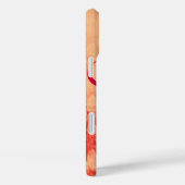 CROTALUS MONOGRAMM Rosa Fuchsie Case-Mate iPhone Hülle (Rückseite / Rechts)