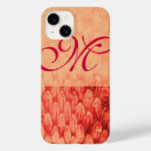 CROTALUS MONOGRAMM Rosa Fuchsie Case-Mate iPhone Hülle (Rückseite)
