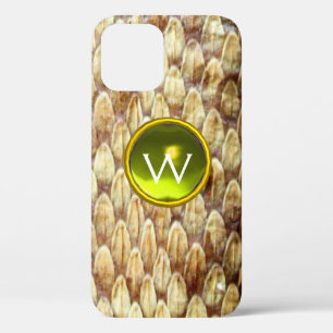 CROTALUS YELLOW GEM MONOGRAM Case-Mate iPhone HÜLLE