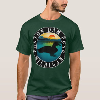 Croton Dam Pond Loon T-Shirt