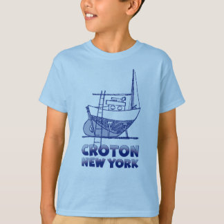 CROTON-ON-HUDSON BOY'S SAILBOAT T - SHIRT
