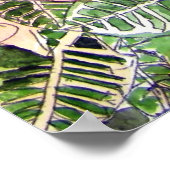 croton_Pflanze_painting Poster (Ecke)