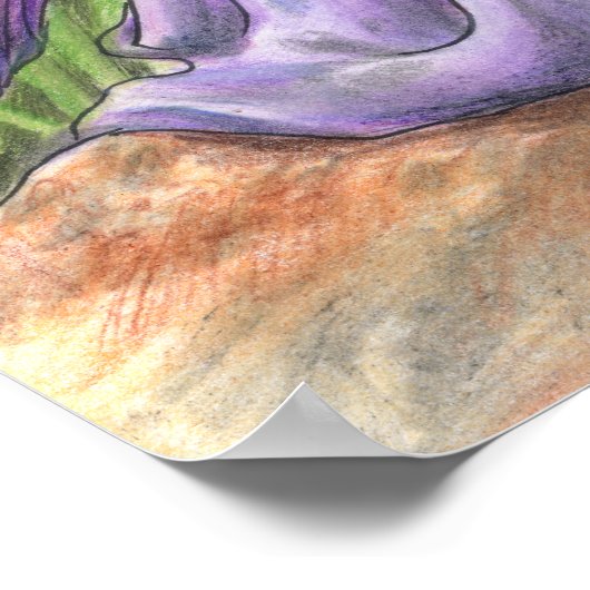 Crouching Fairy Poster (Ecke)