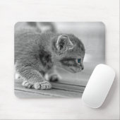 Crouching Kitten Mousepad (Mit Mouse)