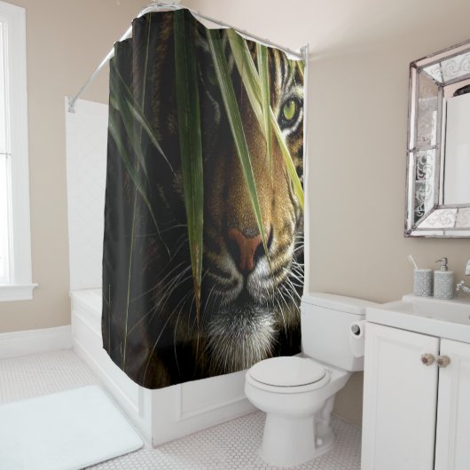 Crouching Tiger Duschvorhang (Beispiel)