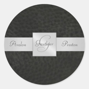 Croupier Runder Aufkleber