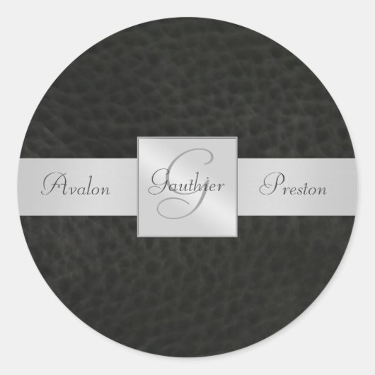 Croupier Runder Aufkleber (Vorderseite)