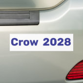 Crow 2028 Jason Crow für Präsident Autoaufkleber (Auf Auto)